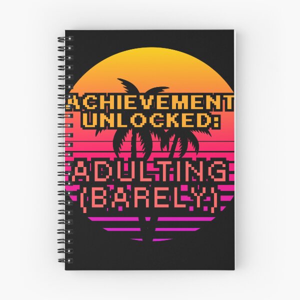 Item preview, Achievement Unlocked Adulting Retro Gamer designed and sold by MTDesignLab.