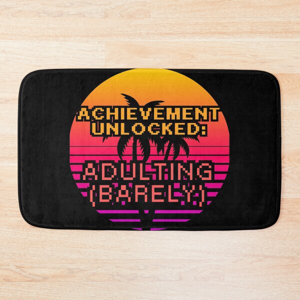 Item preview, Achievement Unlocked Adulting Retro Gamer designed and sold by MTDesignLab.