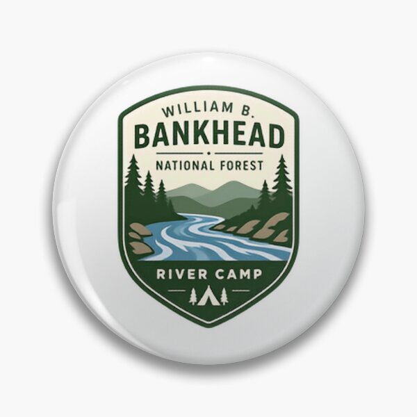 Item preview, William B. Bankhead National Forest River Camp Outdoor Adventure Hiker Camper designed and sold by Simsimah26Parks.