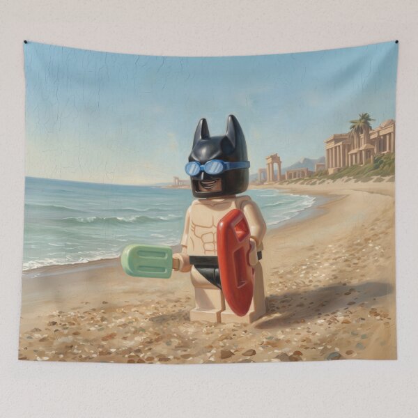 Item preview, Batman Summer Vacation Toy Art designed and sold by Anatolii_Kys.