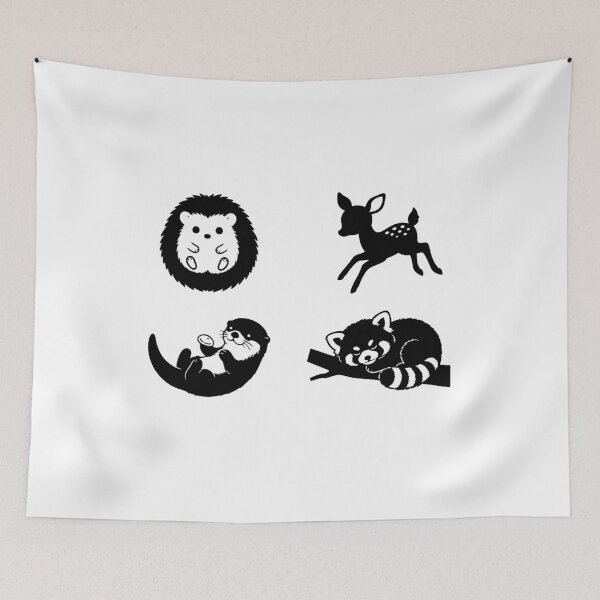Item preview, ​Cute Animals Sticker Sheet designed and sold by SatyaYug.