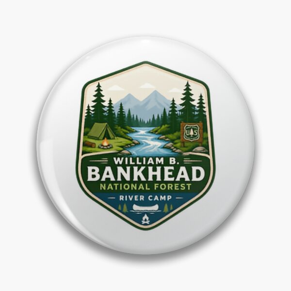 Item preview, William B. Bankhead National Forest River Camp Alabama Outdoors Camping designed and sold by Simsimah26Parks.