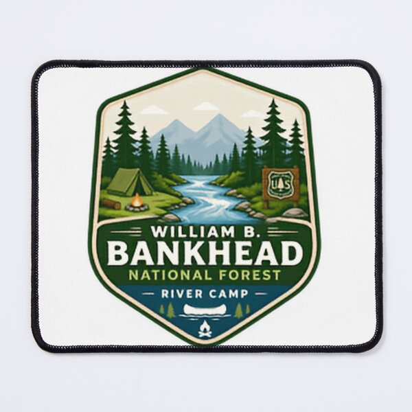 Item preview, William B. Bankhead National Forest River Camp Alabama Outdoors Camping designed and sold by Simsimah26Parks.