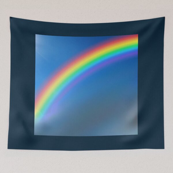 Item preview, Vibrant Rainbow in Bright Blue Sky designed and sold by andreavlad.