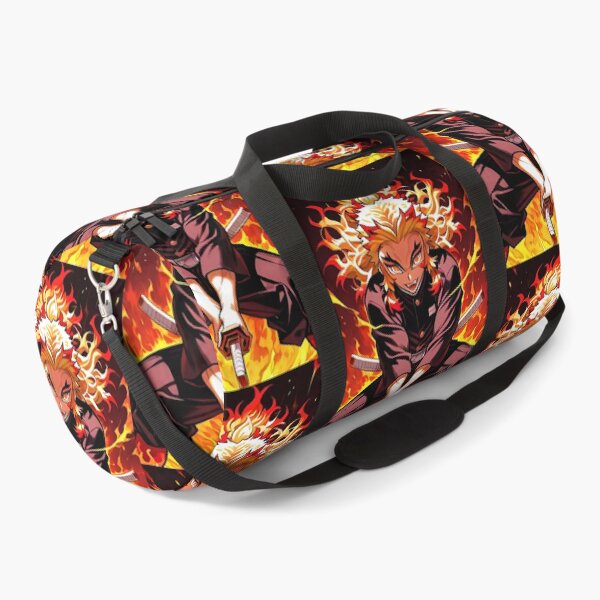 Item preview, Art - Iconic Demon Slayer Character, Fiery Hero with an Intense Gaze designed and sold by Zone--Gaming.