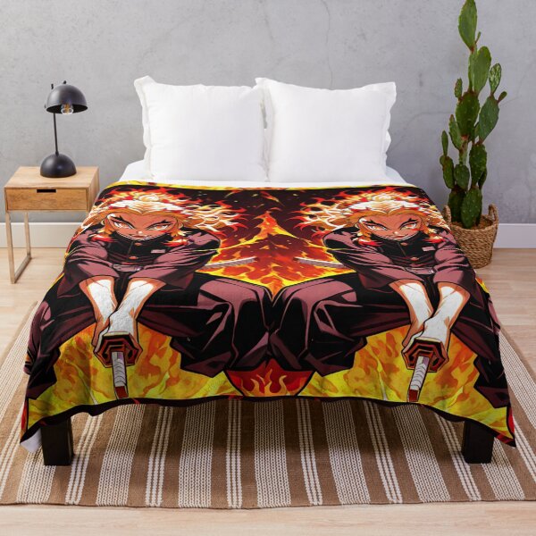Item preview, Art - Iconic Demon Slayer Character, Fiery Hero with an Intense Gaze designed and sold by Zone--Gaming.