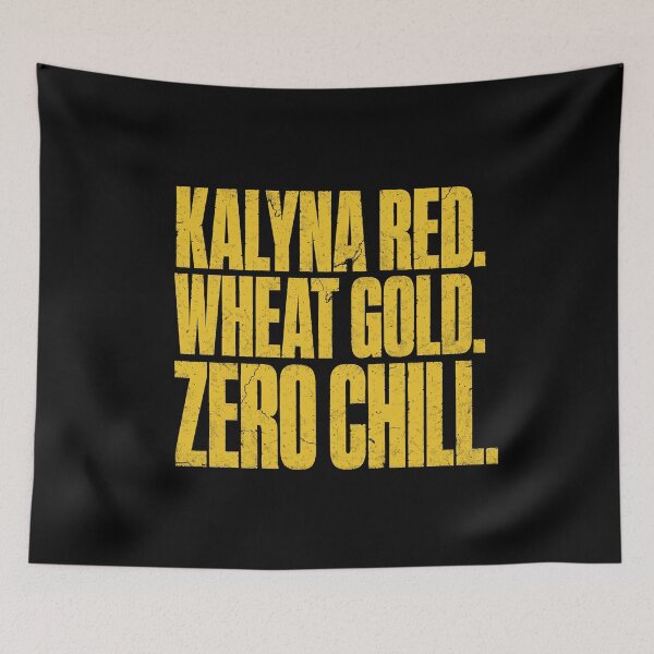 Item preview, Ukraine Slogan Kalyna Red Wheat Gold Typography designed and sold by ML-Media.