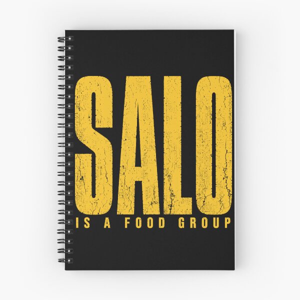 Item preview, Salo Is A Food Group Ukrainian Cuisine Typography designed and sold by ML-Media.
