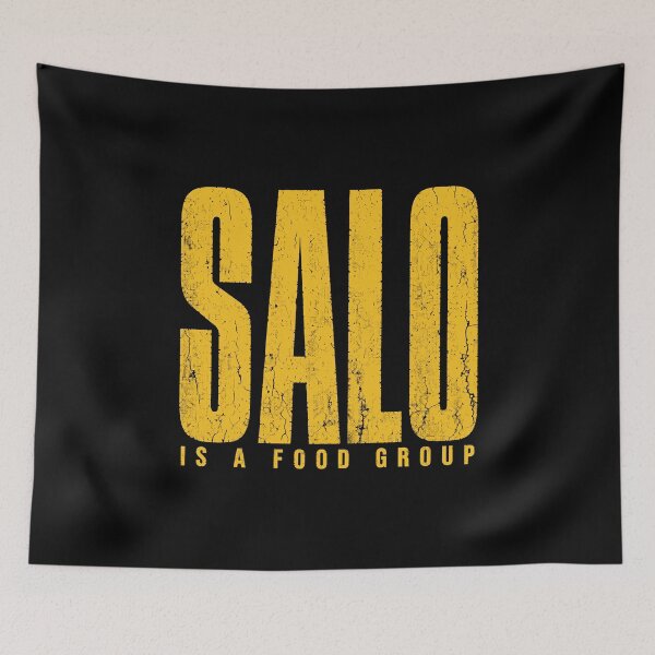 Item preview, Salo Is A Food Group Ukrainian Cuisine Typography designed and sold by ML-Media.