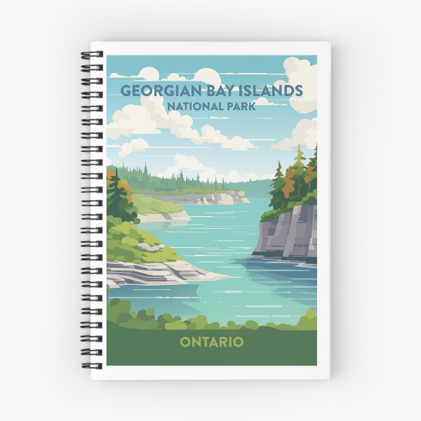 Item preview, Georgian Bay Islands National Park Travel Art designed and sold by MarkedArtPrints.