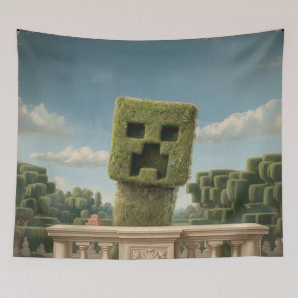 Artikelvorschau, Creeper Monster Garden Minecraft entworfen und verkauft von Anatolii_Kys.