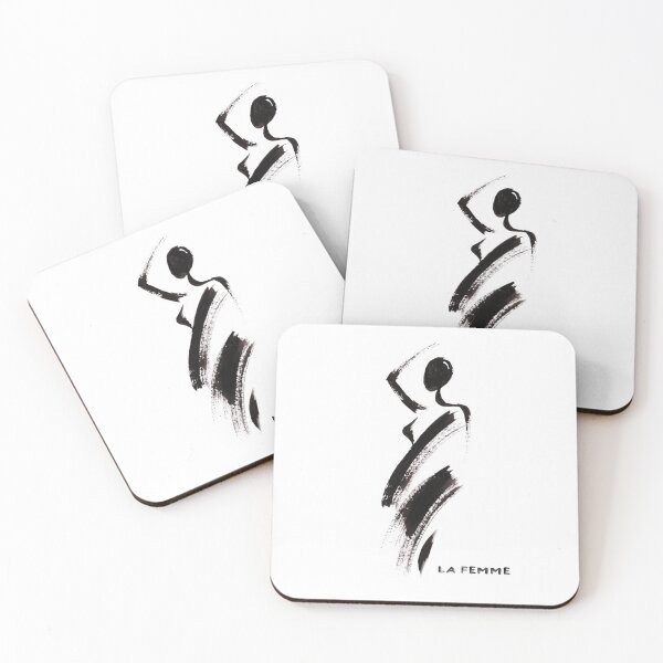 Item preview, Simple painting gouache La Femme 02 designed and sold by Anbe_design.