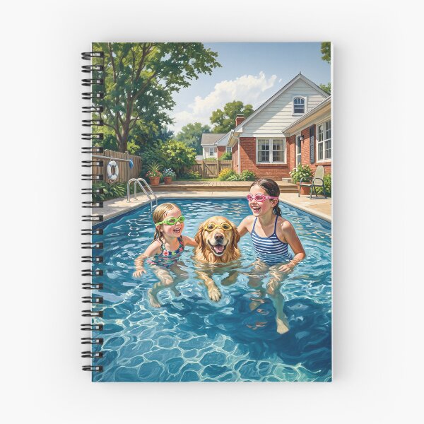 Item preview, Summer Pool Fun Children And Dog designed and sold by Home Decor Art.