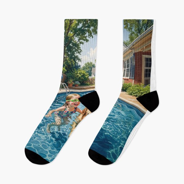 Item preview, Summer Pool Fun Children And Dog designed and sold by Home Decor Art.