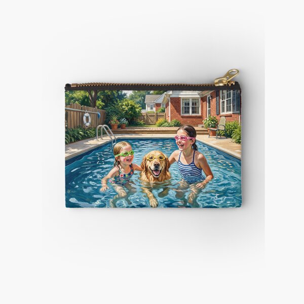 Item preview, Summer Pool Fun Children And Dog designed and sold by Home Decor Art.