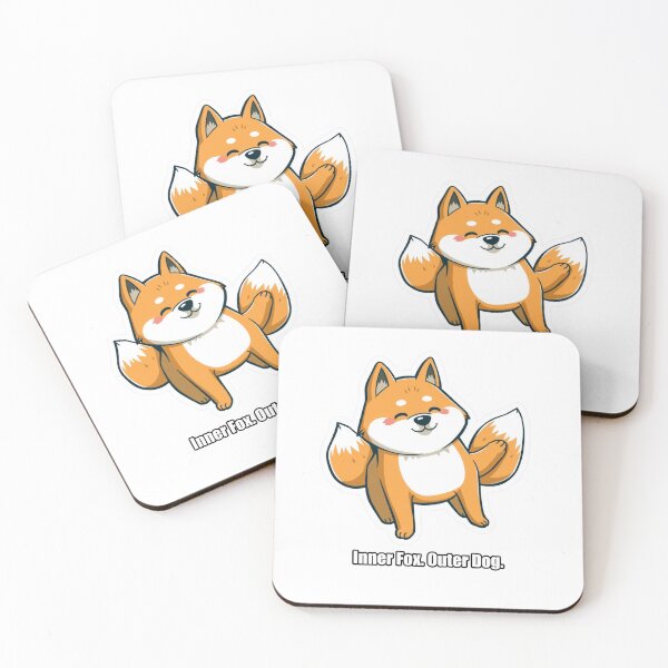 Item preview, Shiba Inu - Inner Fox Outer Dog - Funny Shiba Gift designed and sold by pawdrops.