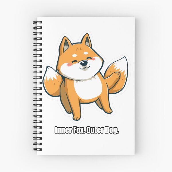 Item preview, Shiba Inu - Inner Fox Outer Dog - Funny Shiba Gift designed and sold by pawdrops.