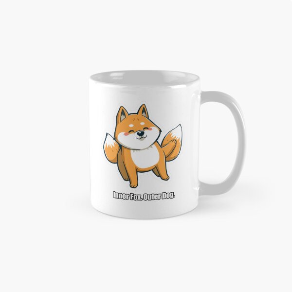 Item preview, Shiba Inu - Inner Fox Outer Dog - Funny Shiba Gift designed and sold by pawdrops.
