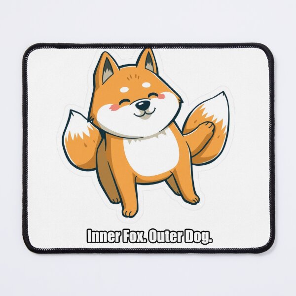 Item preview, Shiba Inu - Inner Fox Outer Dog - Funny Shiba Gift designed and sold by pawdrops.