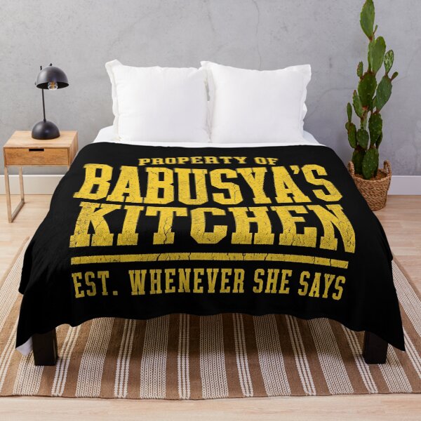 Item preview, Property of Babusya Kitchen Distressed Typography designed and sold by ML-Media.