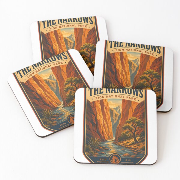 Item preview, The Narrows Zion National Park Utah Hiking Explorer designed and sold by Simsimah26Parks.
