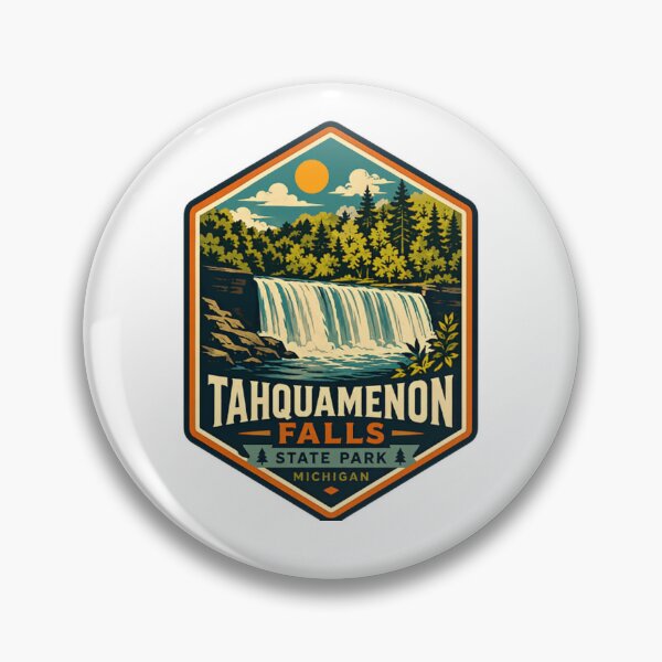 Item preview, Tahquamenon Falls State Park Michigan Travel Souvenir Waterfall Nature Lover designed and sold by Simsimah26Parks.