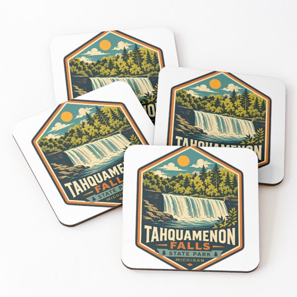 Item preview, Tahquamenon Falls State Park Michigan Travel Souvenir Waterfall Nature Lover designed and sold by Simsimah26Parks.