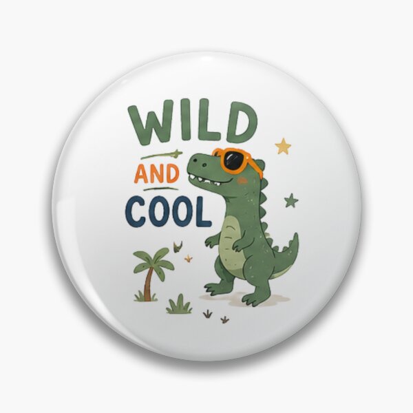 Item preview, Wild and Cool Dinosaur Shirt, Kids Dino Shirt with Sunglasses, Cute T-Rex Tee, Toddler Dinosaur Shirt, Funny Kids Animal Shirt, Cool Dino Gift designed and sold by hyper retro.