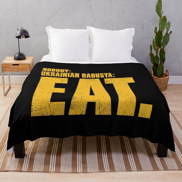 Item preview, Nobody Ukrainian Babusya Eat Funny Quote designed and sold by ML-Media.