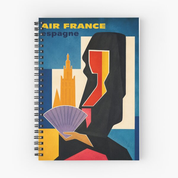 Item preview, Travel 1963 Spain Espagne Air France Poster designed and sold by Helen-Neal.