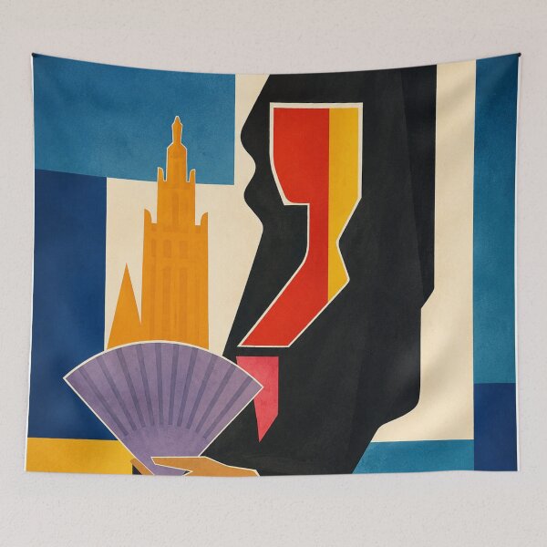 Item preview, Travel 1963 Spain Espagne Air France Poster designed and sold by Helen-Neal.
