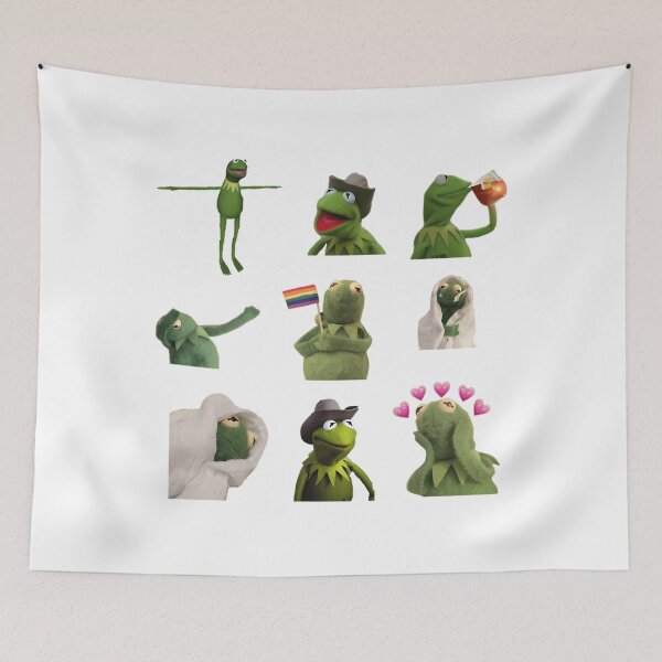 Item preview, Ensemble d'autocollants Kermit designed and sold by PeaceTypo.