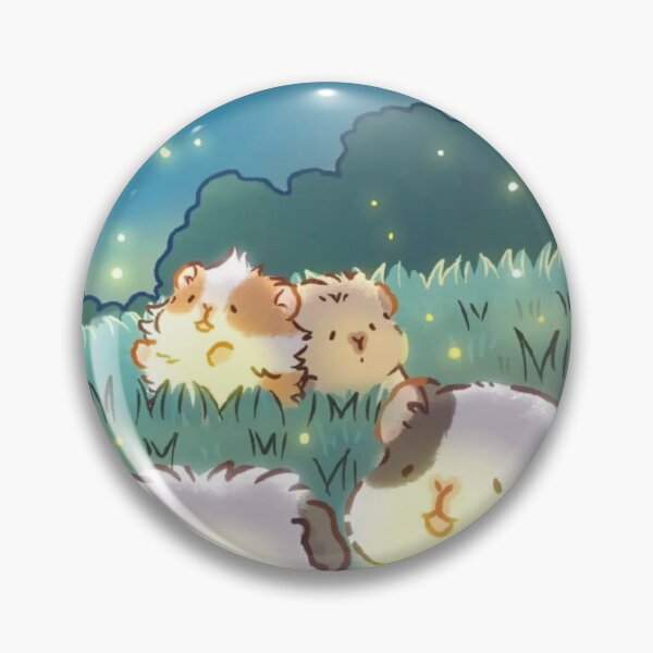 Item preview, Guinea Pigs Catching Fireflies Under Stars designed and sold by rainyclouddiary.