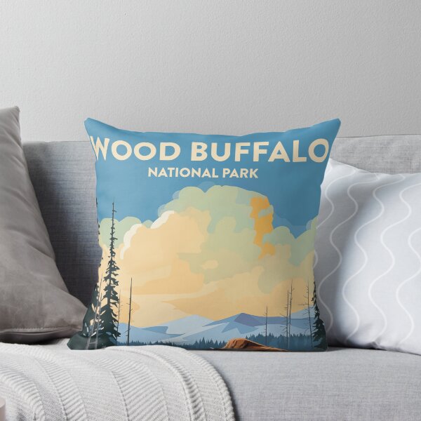 Item preview, Wood Buffalo National Park Travel Art designed and sold by MarkedArtPrints.