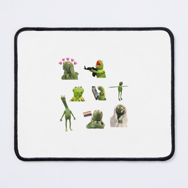 Item preview, Ensemble d'autocollants mèmes Kermit designed and sold by PeaceTypo.