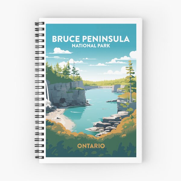 Item preview, Bruce Peninsula National Park Travel Art designed and sold by MarkedArtPrints.
