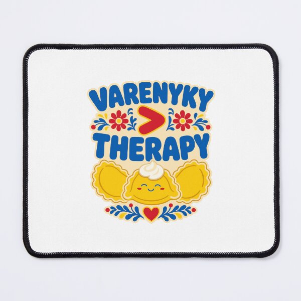 Item preview, Varenyky Therapy Ukrainian Dumpling Folk Art designed and sold by ML-Media.