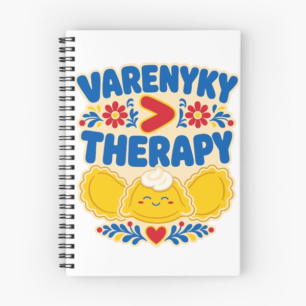 Item preview, Varenyky Therapy Ukrainian Dumpling Folk Art designed and sold by ML-Media.