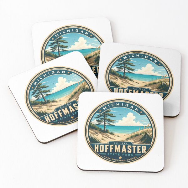 Item preview, Michigan Hoffmaster State Park Lake Michigan Shores Est 1963 Great Lakes Travel Souvenir designed and sold by Simsimah26Parks.