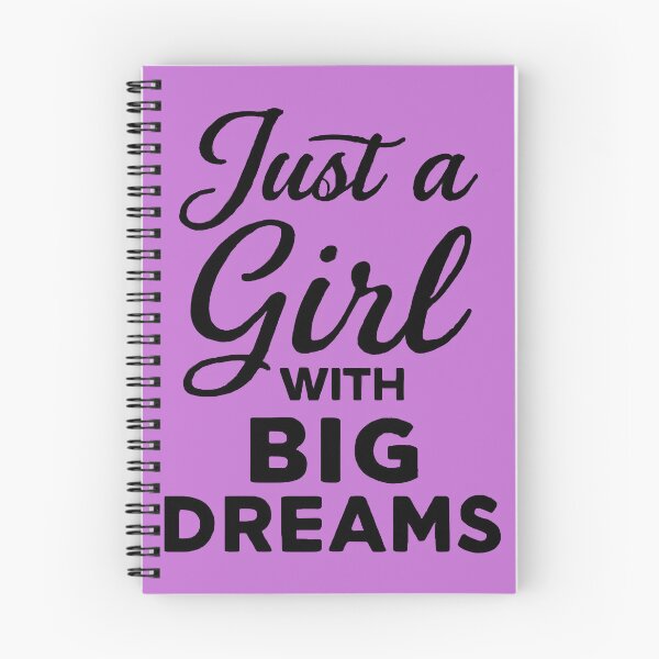 Item preview, Just a Girl with Big Dreams – Inspirational Typography | Motivational Quote Design designed and sold by KAM-KAM-STORE.