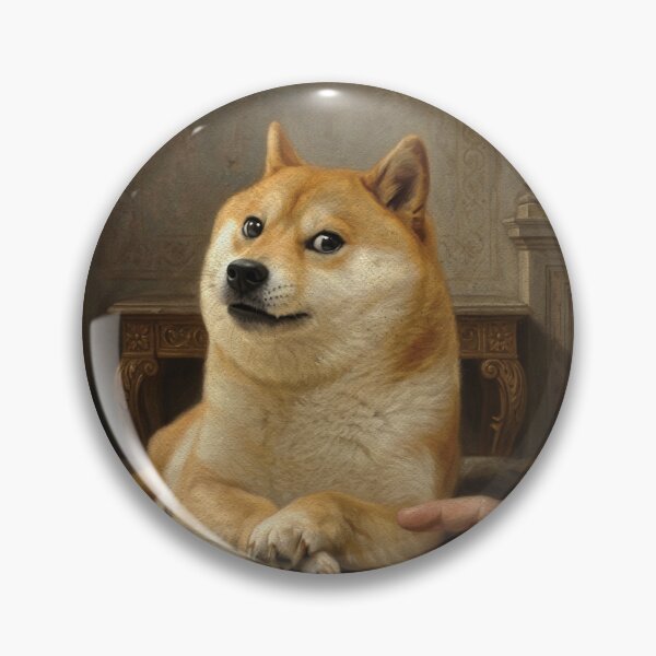 Item preview, Suspicious Doge Portrait designed and sold by Anatolii_Kys.