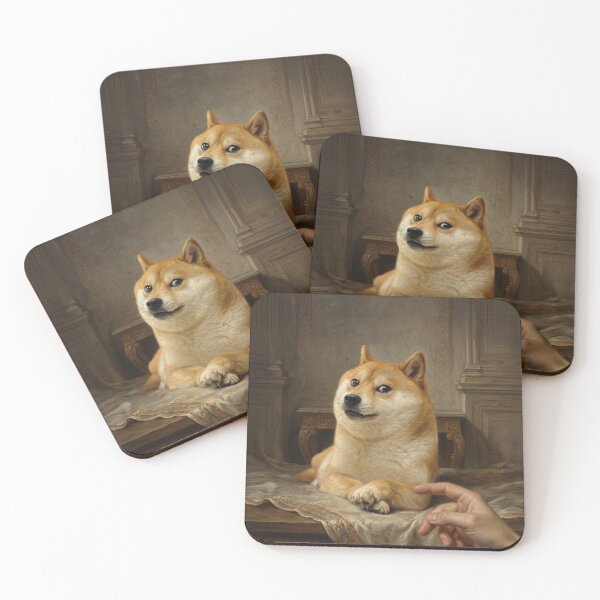 Item preview, Suspicious Doge Portrait designed and sold by Anatolii_Kys.