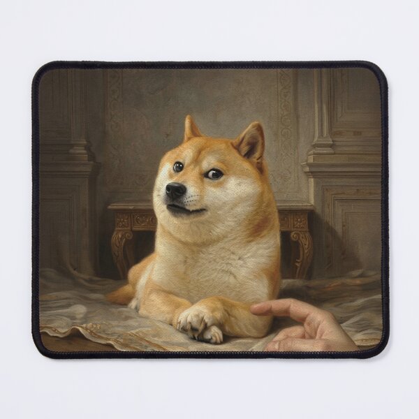 Item preview, Suspicious Doge Portrait designed and sold by Anatolii_Kys.