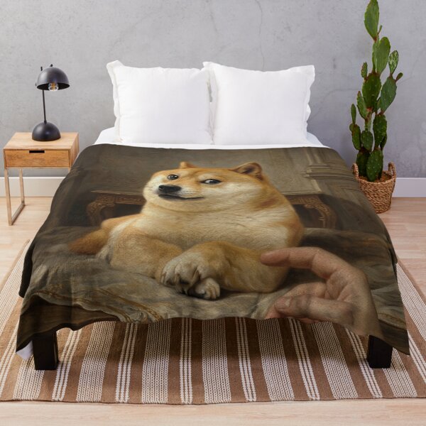 Item preview, Suspicious Doge Portrait designed and sold by Anatolii_Kys.