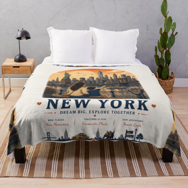 Item preview, New York Mother Son Duo Dream Big Explore Together designed and sold by BagFactoryUK.