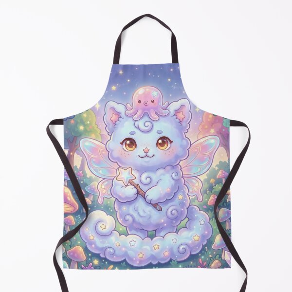 Item preview, Adorable Fairy Cat & Tiny Octopus Friend designed and sold by xsctasy.