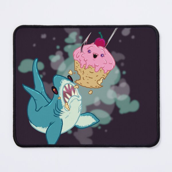 Item preview, sharks and cakes 3 designed and sold by SPOOKYMUSHROOM.
