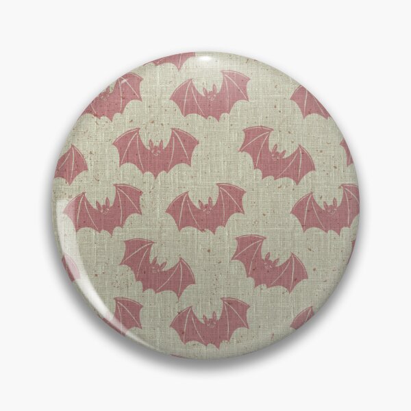 Item preview, Whimsical Gothic Bat Toile Halloween Folk Pattern designed and sold by DColourMuse.