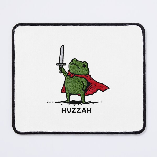 Item preview, Hourra, grenouille avec épée designed and sold by PeaceTypo.