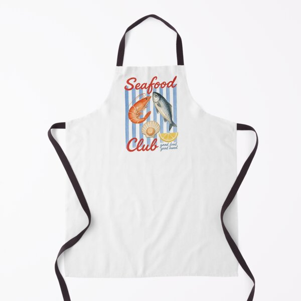 Item preview, Seafood Club Foodie Illustration with Marine Life designed and sold by ArtisticAveni.
